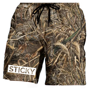 Camo Block Sticky Shorts