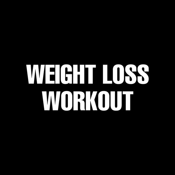 8 Week Weight Loss Workout Plan