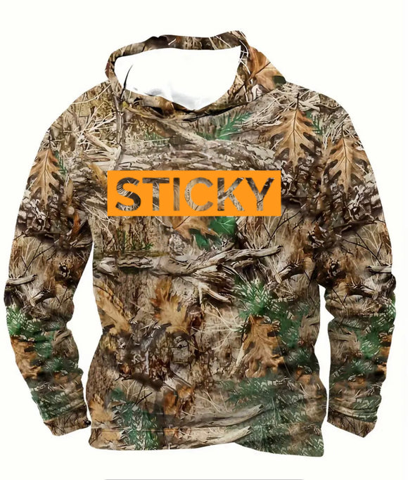 Light Orange Camo Sticky Hoodie