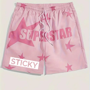 Pink Superstar Block Sticky Shorts