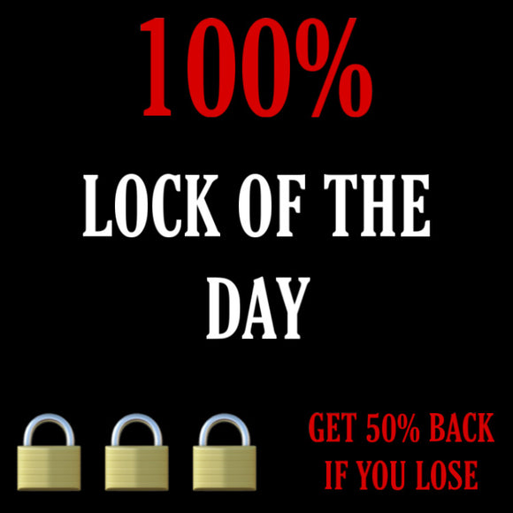 100% LOCK OF THE DAY