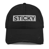White Sticky Dad Hat