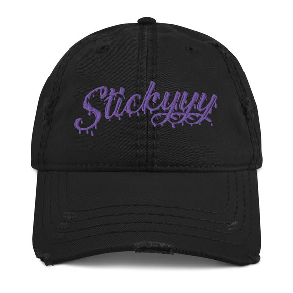 Purple Stickyyy Dad Hat