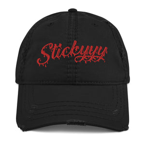 Red Stickyyy Dad Hat