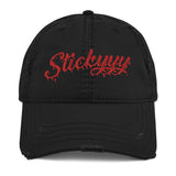 Red Stickyyy Dad Hat