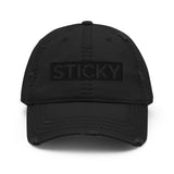 Black Block Sticky Hat