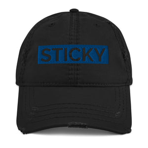 Blue Block Sticky Hat