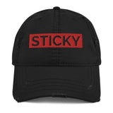 Red Block Sticky Hat