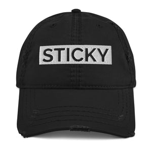 White Block Sticky Hat
