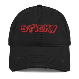 Red Graffiti Sticky Hat