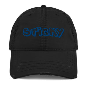 Blue Graffiti Sticky Hat
