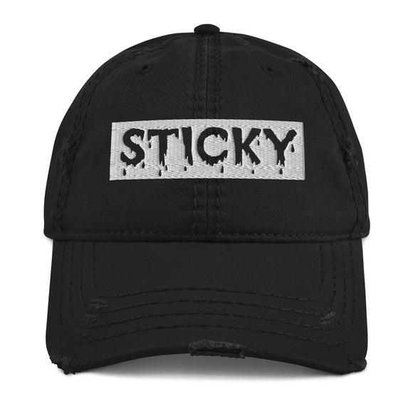 White Block Slime Sticky Dad Hat