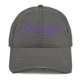 Purple Stickyyy Dad Hat