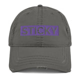Purple Block Sticky Hat