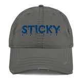 Blue Slime Sticky Dad Hat