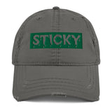 Green Block Slime Sticky Dad Hat
