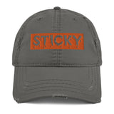 Orange Block Slime Sticky Dad Hat