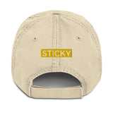 Yellow Sticky Face Dad Hat