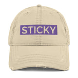 Purple Block Sticky Hat