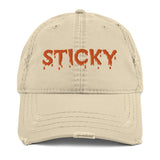 Orange Slime Sticky Dad Hat