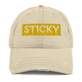 Yellow Block Slime Sticky Dad Hat