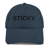 Black Basic Sticky Dad Hat