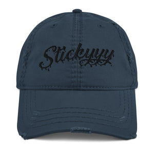 Black Stickyyy Dad Hat