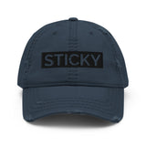 Black Block Sticky Hat