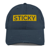 Yellow Block Sticky Hat