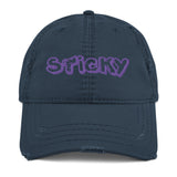 Purple Graffiti Sticky Hat