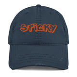 Orange Graffiti Sticky Hat