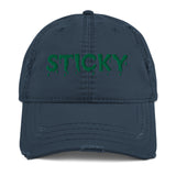 Green Slime Sticky Dad Hat