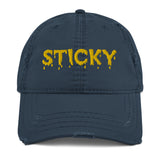 Yellow Slime Sticky Dad Hat