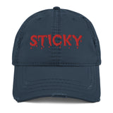 Red Slime Sticky Dad Hat