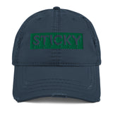 Green Block Slime Sticky Dad Hat