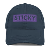 Purple Block Slime Sticky Dad Hat