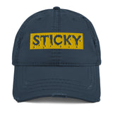 Yellow Block Slime Sticky Dad Hat