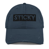 Black Block Slime Sticky Dad Hat