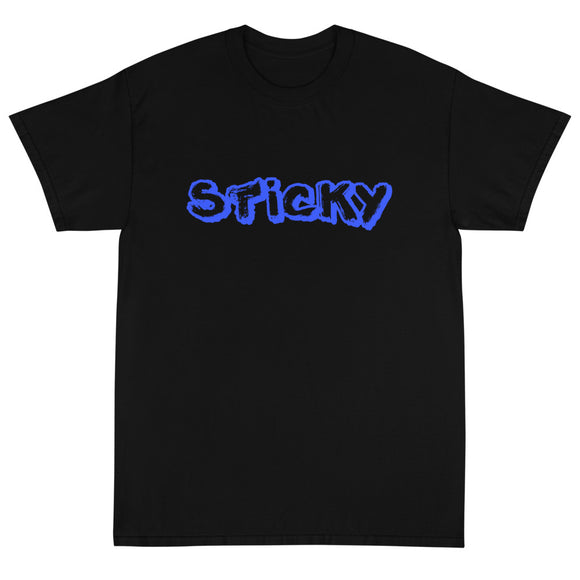 Blue Graffiti Sticky T-Shirt