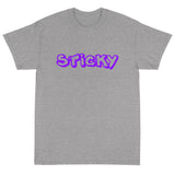 Purple Graffiti Sticky T-Shirt