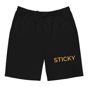 Orange Basic Sticky Shorts