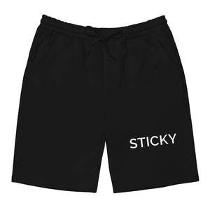 White Basic Sticky Shorts