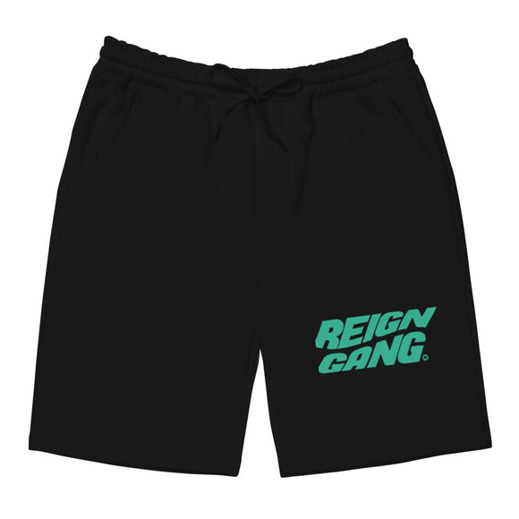 Green Wavy Reign Gang Shorts