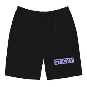 Purple Block Sticky Shorts