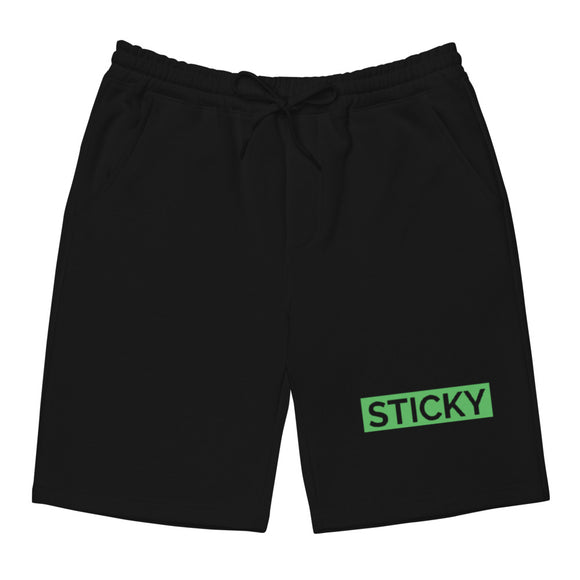 Green Block Sticky Shorts