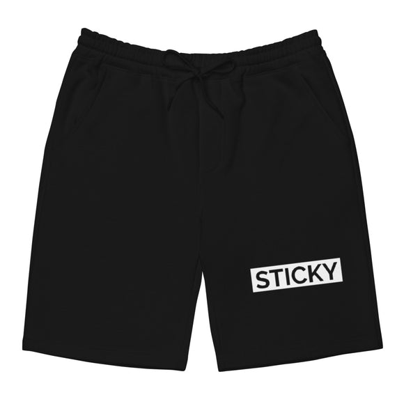 White Block Sticky Shorts