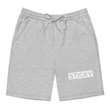 White Block Sticky Shorts