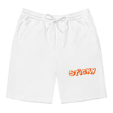 Orange Graffiti Sticky Shorts