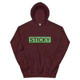 Green Block Sticky Hoodie